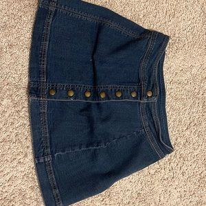 Free People Jean Skirt Size 0